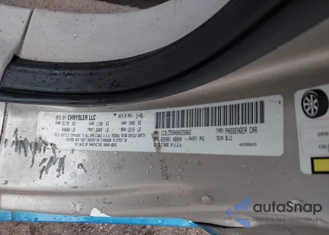 2008 Chrysler Sebring Touring z USA, uszkodzony, nr VIN 1C3LC55R48N226862